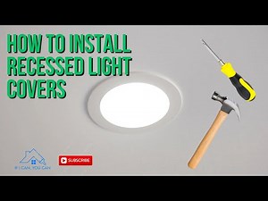 How to Install Recessed Light Covers in Under 1 Minute 💡🔧
