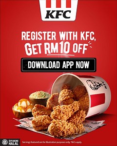 54K views · 2.8K reactions | Join the KFC fam and get RM10 OFF! Install and register with the KFC App to redeem your promo code sent to your email! | KFC | Facebook