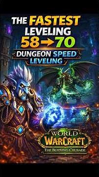 This Dungeon Gives INSANE XP At Your Final Levels🔥 #worldofwarcraft #tbc