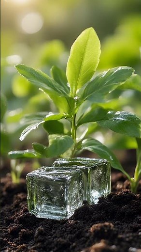 The Ice Cube Trick to Save Your Seedlings