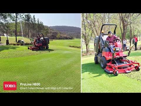 Toro ProLine H800 in Action at Oxford Golf Resort | High Capacity Turf Collection Machine