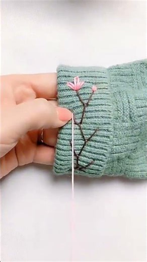 Do this if the sleeves are too long 袖子太长这样做 #artisans #handmade #satisfying #编织 #修复 #手工