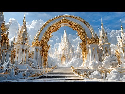 The Celestial Kingdom Above the Clouds | 4K Majestic Fantasy Realm