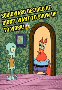 SPONGEBOB WARNED SQUIDWARD!😱 #spongebob #funny #viral #horror #mrkrabs