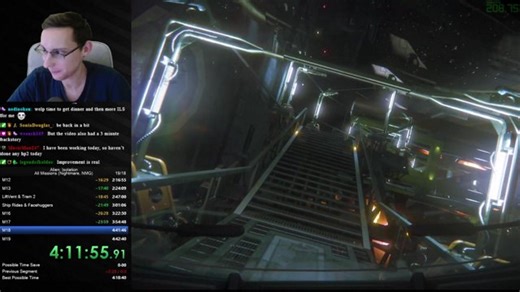 Alien Isolation No Major Glitches Speedrun [Nightmare Difficulty] for not last on the Leaderboard! | !bingo