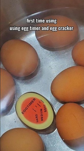 How to use egg timer | How to use egg cracker