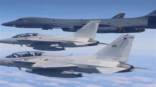 Philippines FA-50s Intercept US B1 Bombers