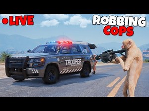 ROBBING COPS [LIVE] in GTA 5 RP.. | Level Up Roleplay #FiveM