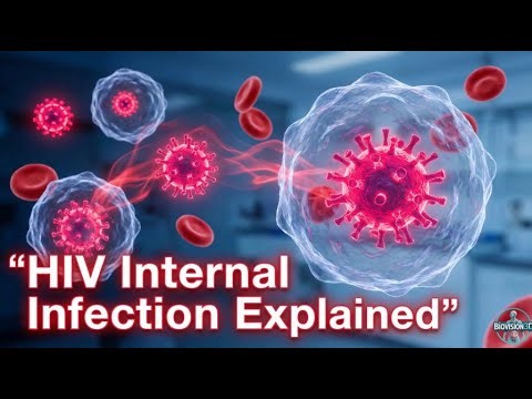 HIV & AIDS - signs, symptoms, transmission, causes & pathology I Explained in 3D