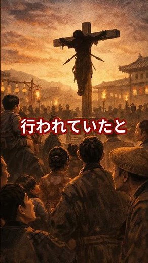 磔刑の真実…実はもう死んでた!? 江戸の“見せしめ”とは #歴史 #プチ知識 #雑学