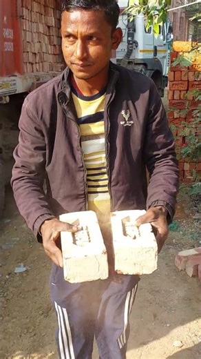 its Actual Sound of brick Brick Sound Test #shortfeed #construction