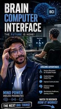 Can Your Brain Control a Computer? 🧠💻 | Brain-Computer Interface (BCI) Explained #brain #science