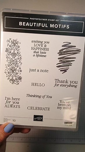 I used the Beautiful Gallery DSP to highlight my card along with the Stampin' Up! Beautiful Motifs set. All the details are on my blog. | Creative Stamping Designs