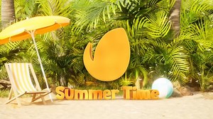 Summer Beach Vacation Logo Opener