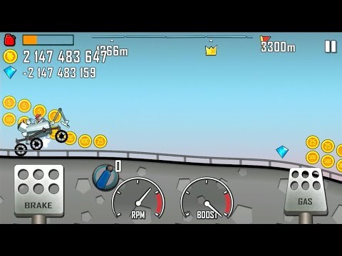 Hill Climb Racing Hack Mod - Gameplay Walkthrough Part 8-Moonlander (iOS, Android)