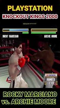 ROCKY MARCIANO vs ARCHIE MOORE | Knockout Kings 2000 - CLASSIC FIGHTS