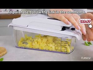 Mueller Pro-Series All-in-One, 12 Blade Mandoline Slicer for Kitchen, Food Chopper, Vegetable Slicer