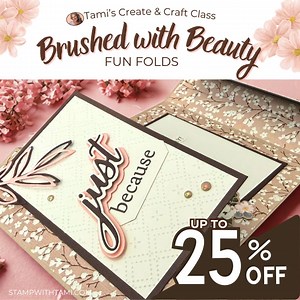 🚨 Last Day for Round 1 Registration! Don’t miss your chance to get in early for my Brushed with Beauty Create & Craft Class! This stunning class features the brand-new Brushed with Beauty Suite from Stampin’ Up! Join today to secure your spot in the first round and make sure you’re ahead of any sellouts or supply delays. Save up to 25% exclusive project tutorials! 👉 Register now: https://stampwithtami.com/blog/2025/10/brushed-with-beauty-create-craft-class-save-up-to-25/ #stampinup #brushedwit