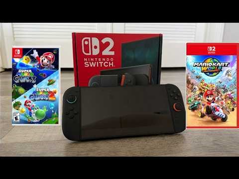 NINTENDO SWITCH 2 UNBOXING + SETUP