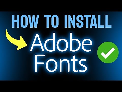 How to INSTALL Adobe Fonts (Step by Step) 2025