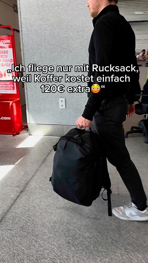 Billig Fliegen ist kein Problem…😘 #urlaub #reisen #rucksack | Maximilian Stein