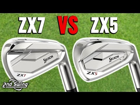 Srixon Golf Irons Comparison: ZX5 vs. ZX7 | Trackman Test & Feedback