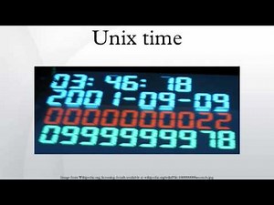 Unix time