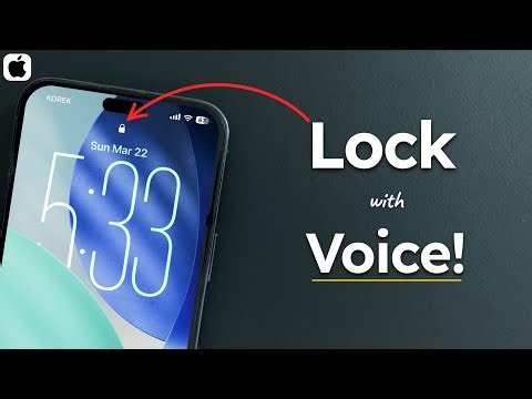 Lock Your iPhone With Your Voice (Hidden Feature!)
