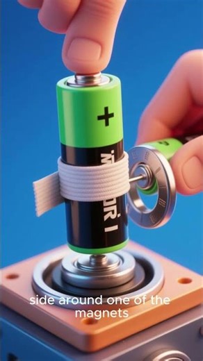 How to Make a Simple Magnet Motor 🧲⚡