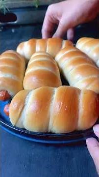 Fresh homemade sausage buns 🥖#cookandcreate #foryou #recipe #bun #sausagedog
