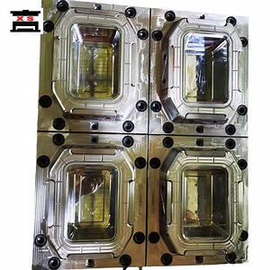 [Hot Item] Square Box Thin-Wall Injection Molding Multi Cavity Plastic Meal Box Injection Mould