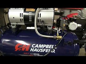 Campbell Hausfeld 8 Gallon Oil-Less Quiet Compressor