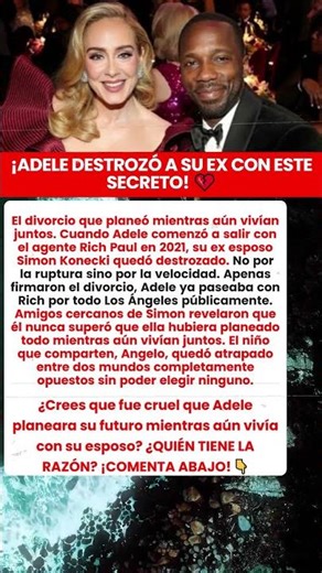 El polémico divorcio de Adele