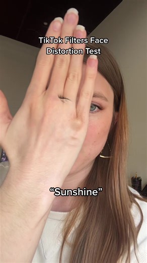 Does the Sunshine Filter Distort Faces? TikTok Test