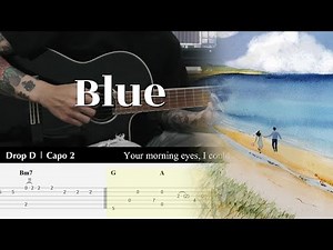 Blue - Yung Kai - Fingerstyle Guitar TAB Tutorial