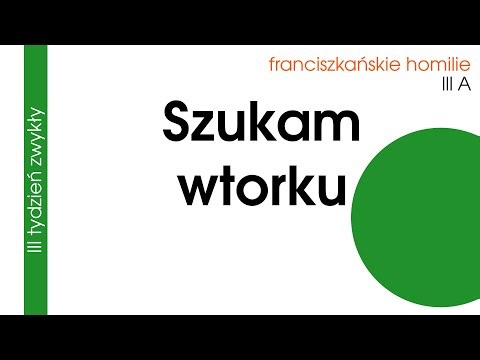 Szukam wtorku: III A