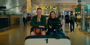 It's the December 24 but a massive blizzard has canceled every flight and trapped everyone inside the airport. Can a little holiday magic save this Christmas? A Storm For Christmas is now on Netflix | Netflix