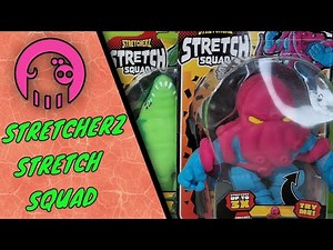 STRETCHERZ STRETCH SQUAD Crockodile vs Octopus || Action Figure Freak