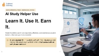 Learn It Use It Earn It Micro Credential Track Homeschool | Lesson & Reflection