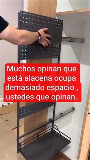 esys despensa extraíble sirve o quita espacio, ustedes opinen .#melamina