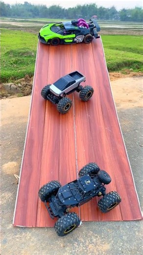 Ultimate Toy Car Ramp Drop Test - Watch Till The End! 😱 #shorts