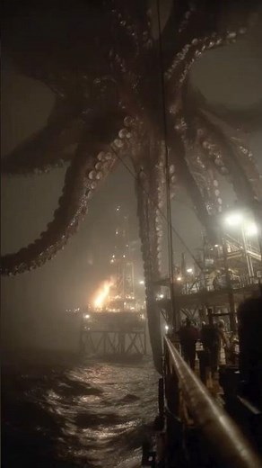 Enormous Squid Attacks Oil Rig Workers Near Gulf of Mexico