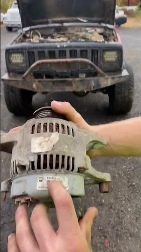 Jeep Cherokee XJ Alternator Replacement DIY Repair