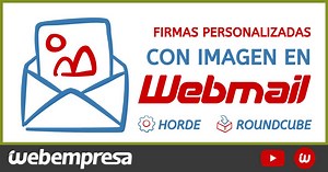 Crear firmas HTML para correo con imagen en Webmail RoundCube