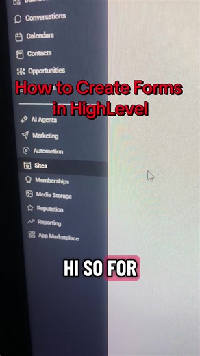 How to Create Forms in HighLevel