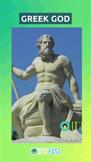 Greek god vs geek god 😜 Follow us for more Linux fun 🐧 #linux #linuxmemes | It's FOSS