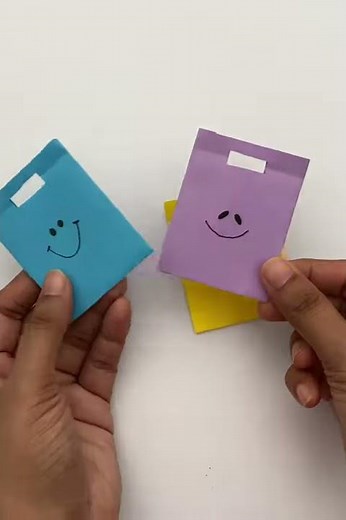 How To Make Easy Mini Paper Bag / Paper Craft / paper Bag making / 1 minute video / shorts
