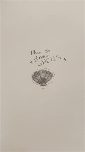 How to draw shells 🐚🤍🎀✨#shells#tutorial#fyp#viral#fypviralシ#art#goviral