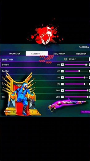 free fire headshot setting 2026 ⚡ best sensitivity settings ⚙️