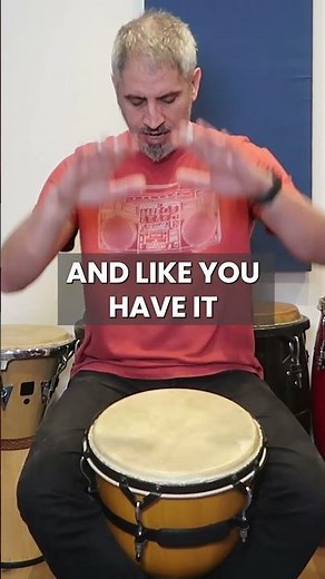 How to place your hands to play the Djembé #percussion #djembe